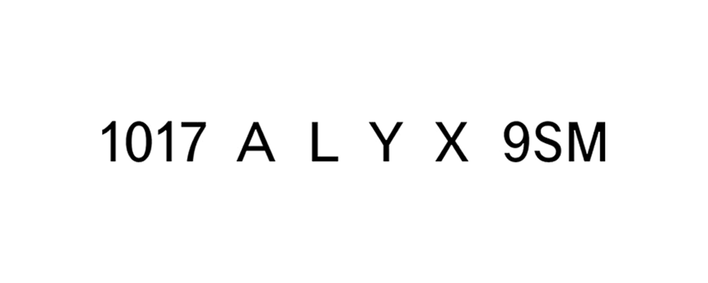1017 ALYX 9SM Logo