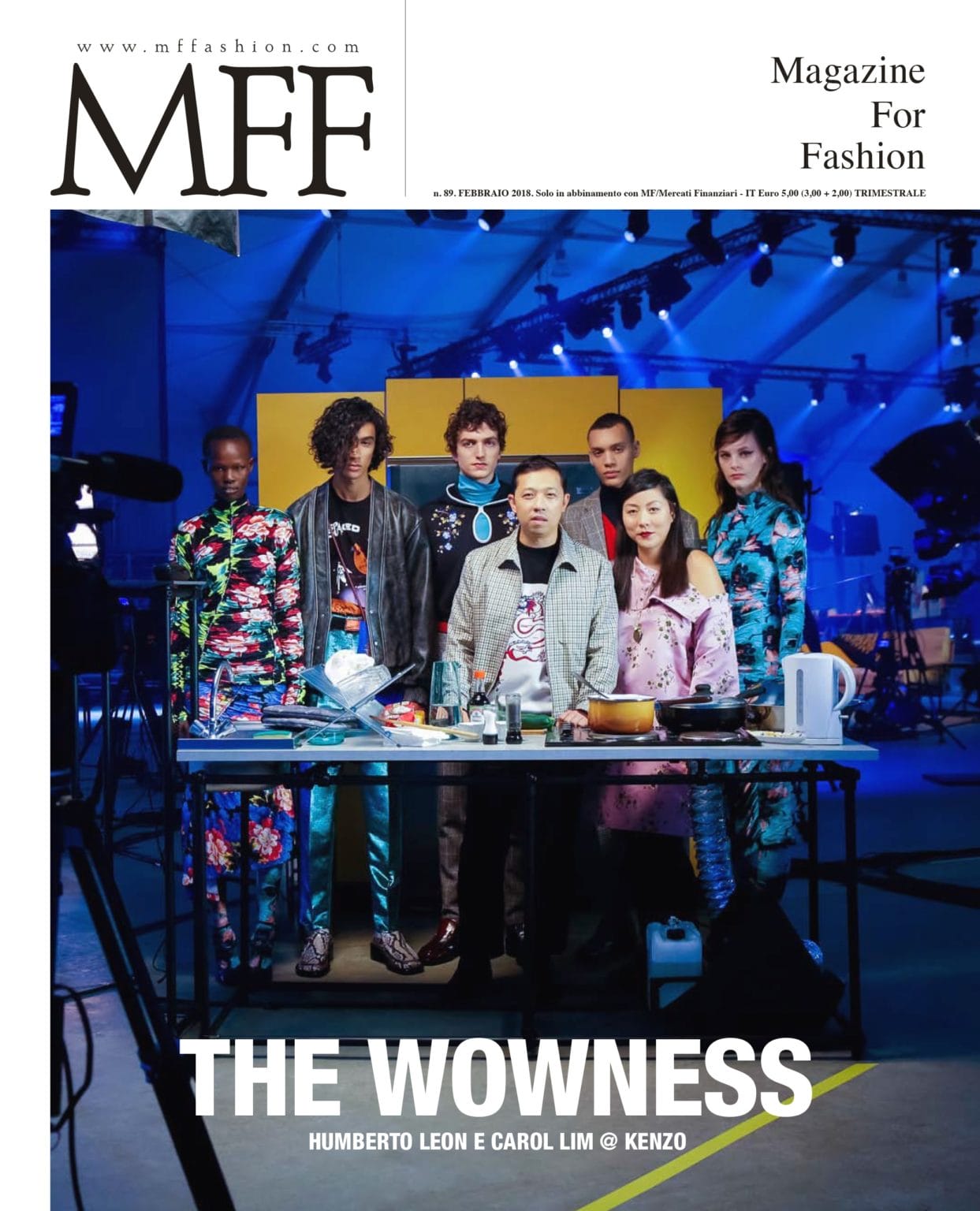 Kenzo Fashion Editorial Shooting, Cover Story for MFFashion. Photo by Valerio Mezzanotti
