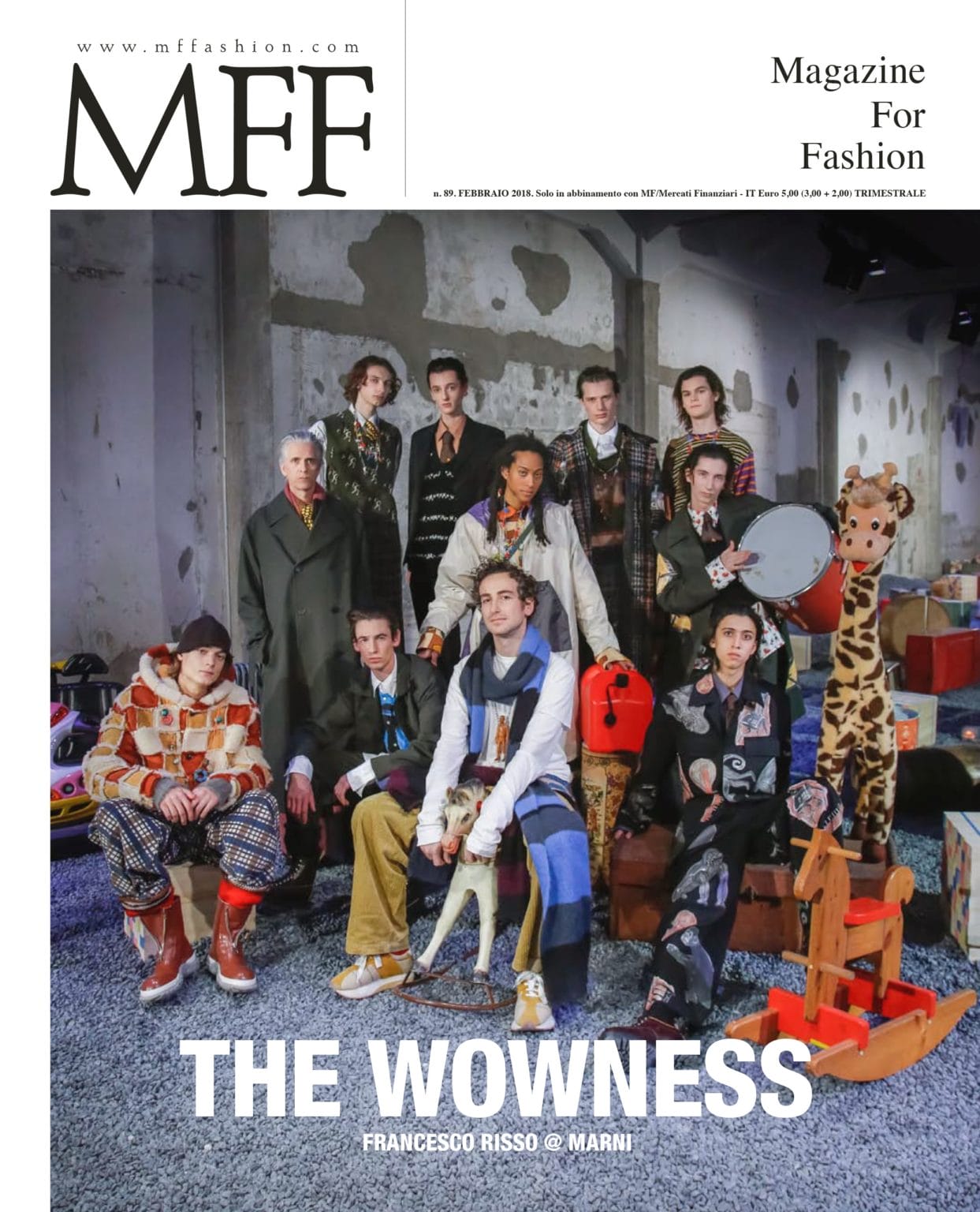 Marni Fashion Editorial Shooting, Cover Story for MFFashion. Collection designed by Francesco Risso Photo by Valerio Mezzanotti