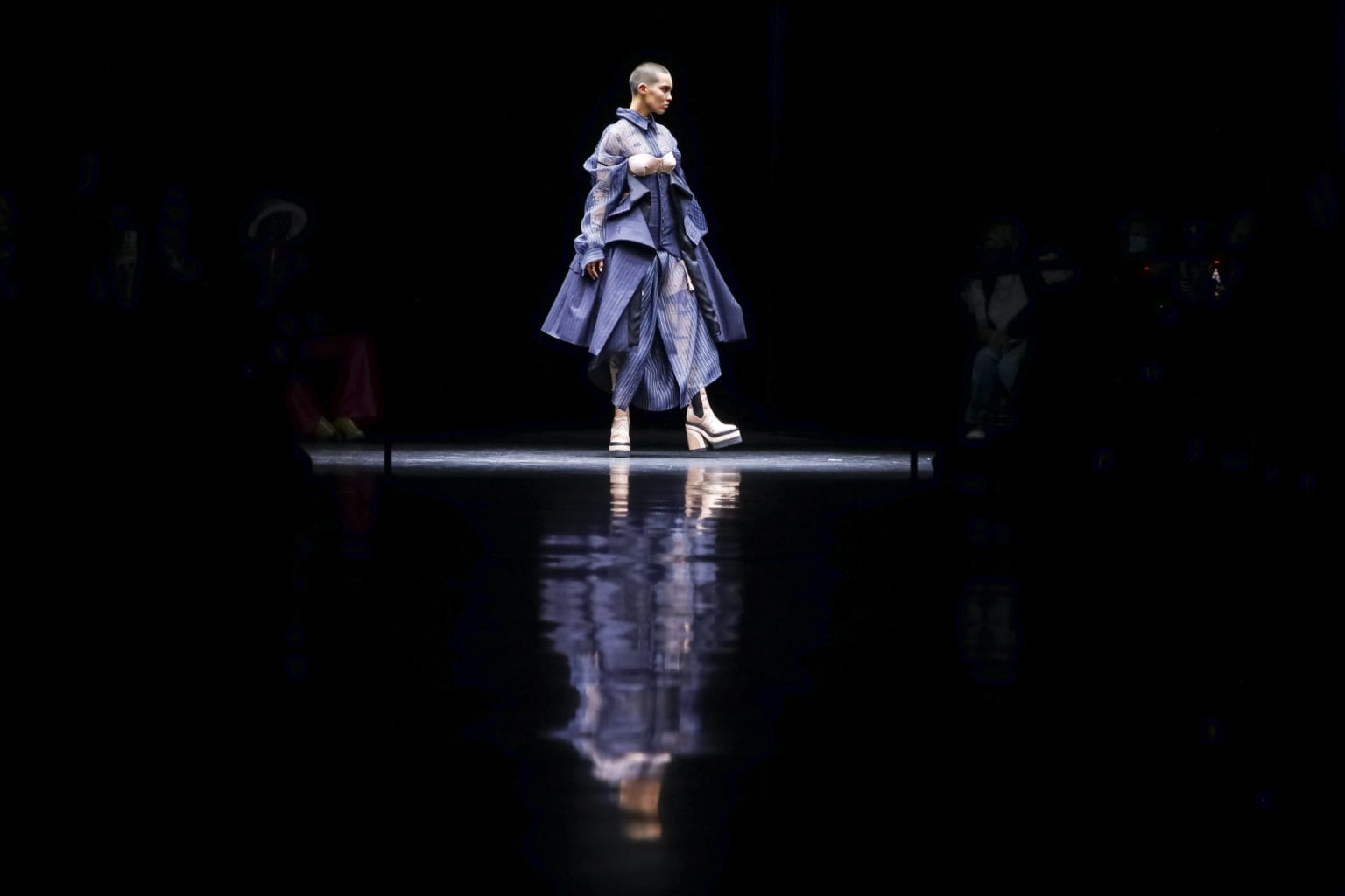 Jean Paul Gaultier - SACAI  Fashion show, Runway, Fall Winter 2021, Paris Fashion Week