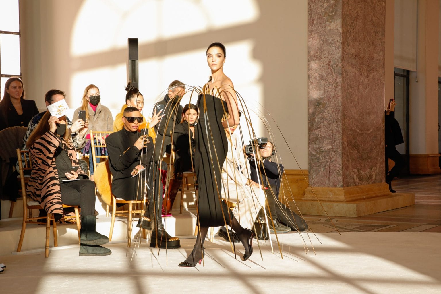 Schiaparelli show, Runway, Couture, Spring Summer 2022, Paris Fashion Week