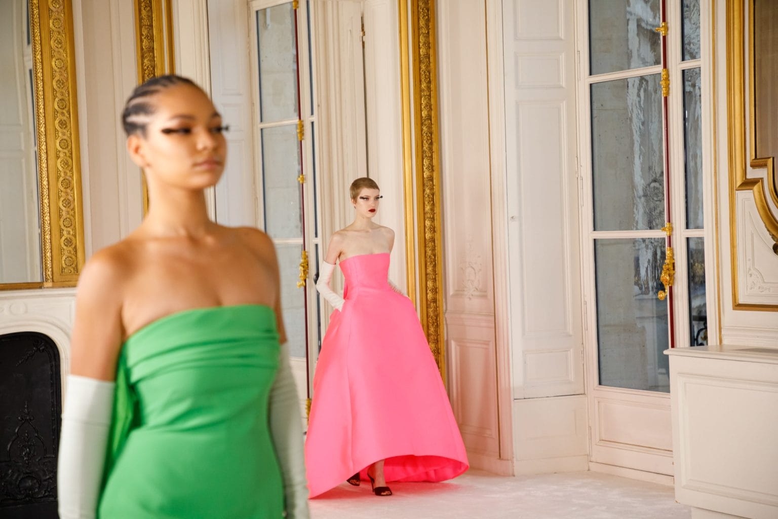 Valentino show, Runway, Couture, Spring Summer 2022, Paris Fashion Week