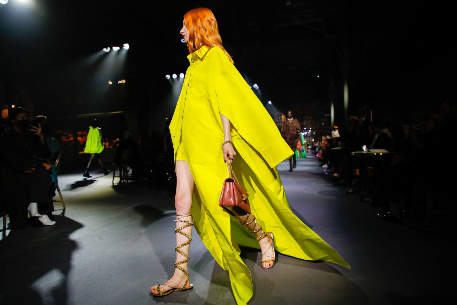 Valentino show, Runway, Spring Summer 2022, Paris Fashion Week