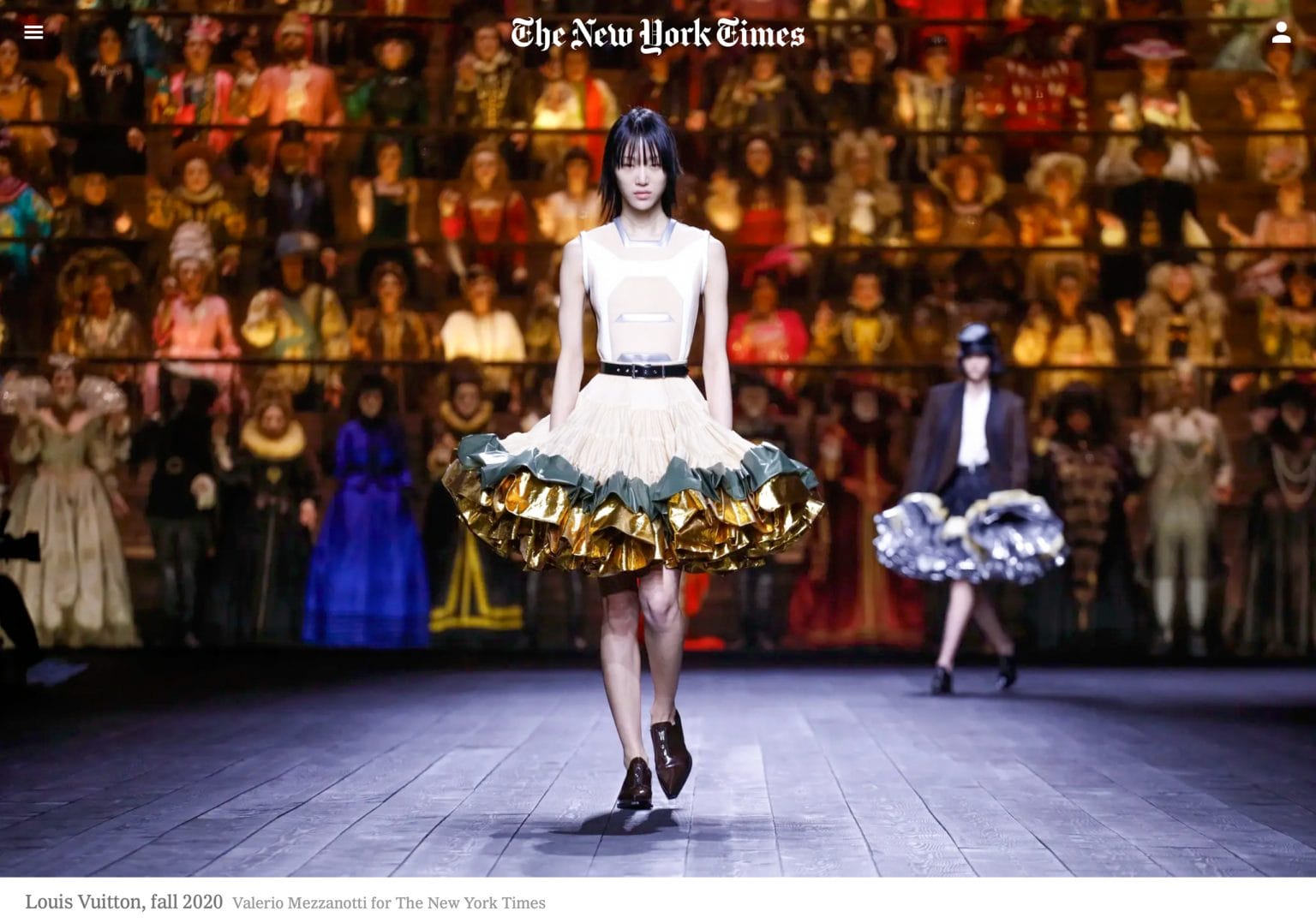 Louis Vuitton Fashion Show, Photo By Valerio Mezzanotti For The New York Times