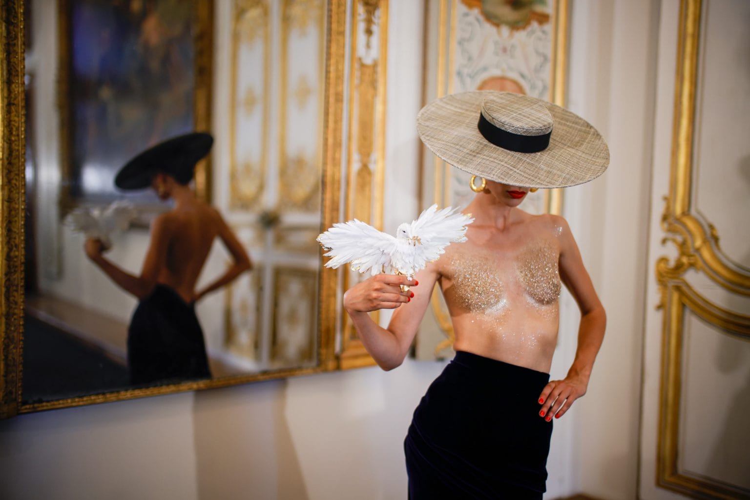 Schiaparelli Show, Backstage, Haute Couture, Fall Winter 2022, Paris Fashion Week